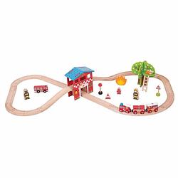 Foto van Bigjigs fire & resque train set