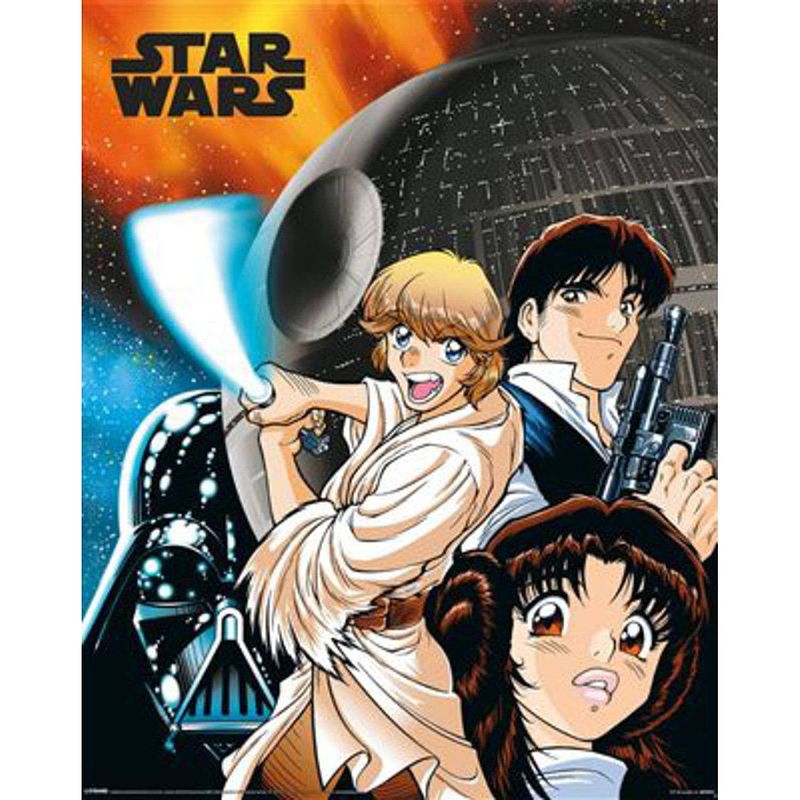 Foto van Poster star wars manga madness 40x50cm