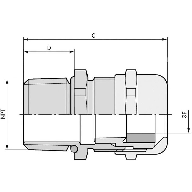 Foto van Lapp 53112950 wartel 1 1/4 messing messing 10 stuk(s)