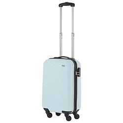 Foto van Travelz horizon handbagagekoffer - 54cm handbagage met cijferslot - baby blauw
