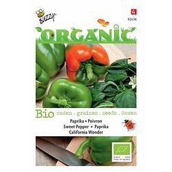 Foto van 5 stuks organic paprika california wonder (skal 14275)