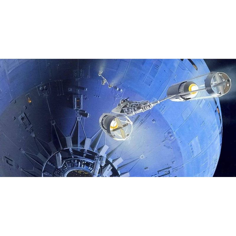 Foto van Komar star wars classic rmq death star assault vlies fotobehang 500x250cm 10-banen