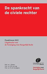 Foto van De spankracht van de civiele rechter - elbert de jong, ivo giesen, roel schutgens - paperback (9789462513082)