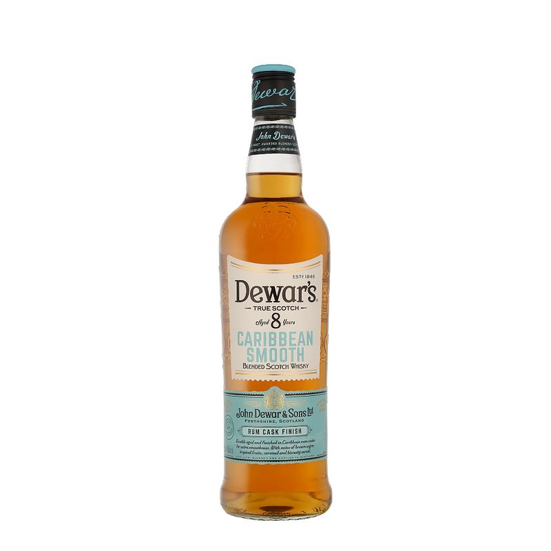 Foto van Dewar'ss 8 years caribbean smooth 70cl whisky