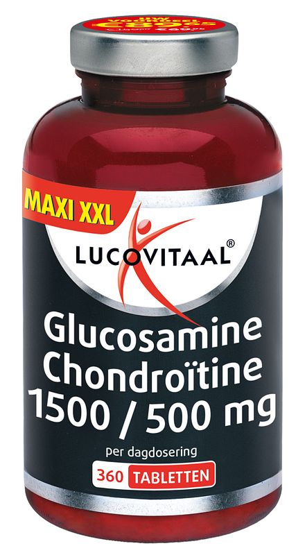 Foto van Lucovitaal glucosamine chondroïtine 1500/500mg tabletten