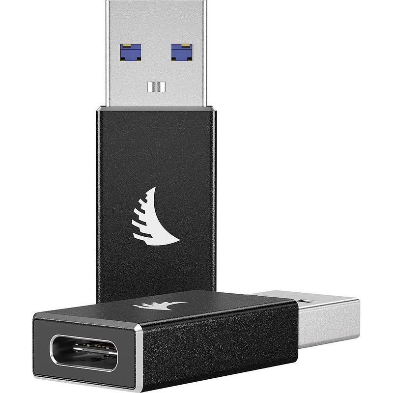 Foto van Angelbird usb 3.2 gen 1 (usb 3.0) adapter [1x usb 3.2 gen 2 stekker a (usb 3.1) - 1x usb-c bus] usb-a-c