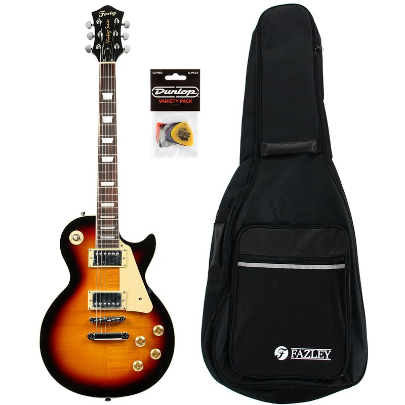 Foto van Fazley flp318sb starter set elektrische gitaar sunburst