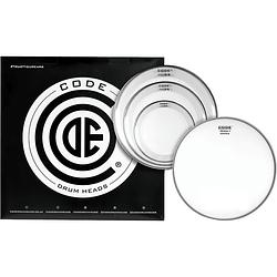 Foto van Code drum heads tprrclrf reso ring fusion pack 10-12-14 inch resonantievellen + 14 inch coated snaredrumvel