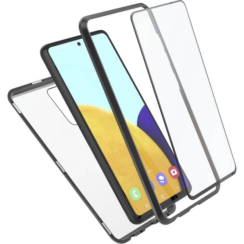 Foto van Hama magnetic+glas+displayglas cover samsung galaxy a52 transparant