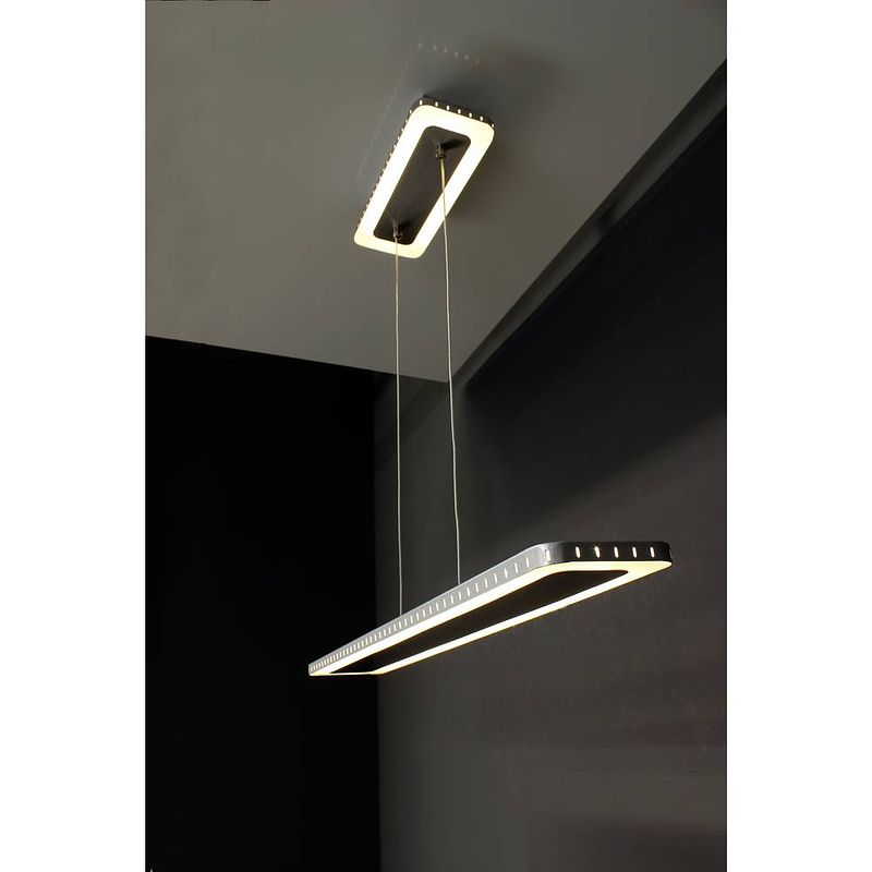 Foto van Eco-light solaris 9052 s si led-hanglamp 45 w zilver