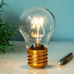 Foto van Oplaadbare led filament lamp
