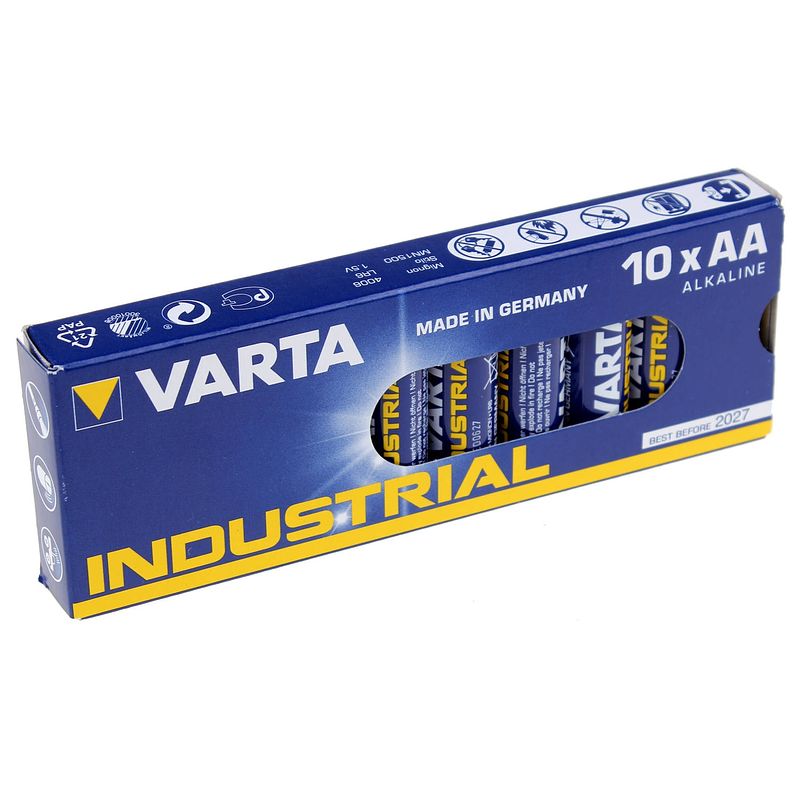 Foto van Varta varta industrial aa lr06 mn1500 15v (10p) 4006211111