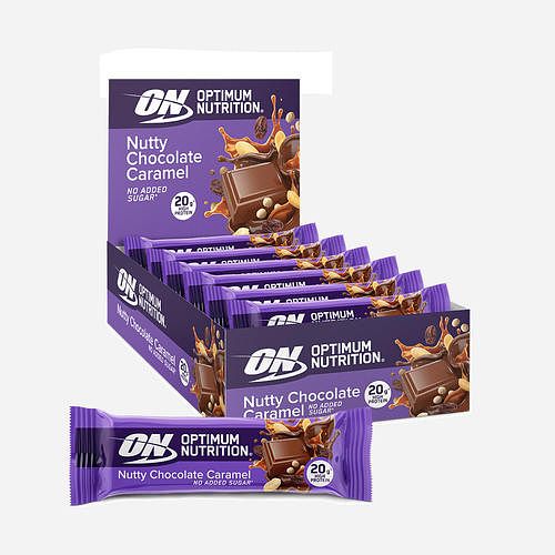 Foto van Nutty chocolate caramel protein bar