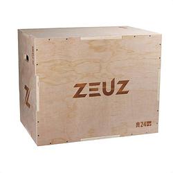Foto van Zeuz® houten plyo box - box jump - voor fitness & crossfit - 3 hoogtes in 51, 61 & 76 cm - 20, 24, 30 inch