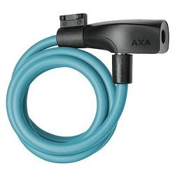 Foto van Axa kabelslot resolute 8-120 - ø8 / 1200 mm ijsblauw