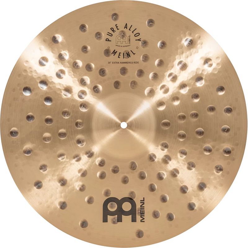 Foto van Meinl pure alloy extra hammered ride 20 inch ride bekken