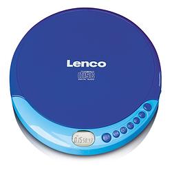 Foto van Portable cd speler met oplaadfunctie lenco cd-011bu blauw