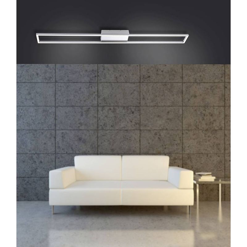 Foto van Paul neuhaus 8085-55 inigo led-plafondlamp 36 w rvs