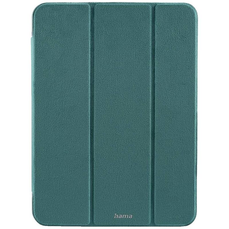 Foto van Hama velvet bookcase geschikt voor apple model: ipad 10.9 (10e generatie) petrol