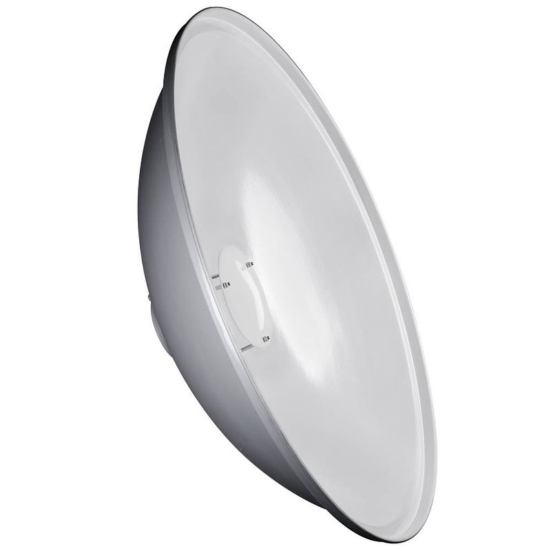 Foto van Walimex pro beauty dish für walimex pro & k, weiß 16385 reflector (ø x l) 70 cm x 20 cm 1 stuk(s)