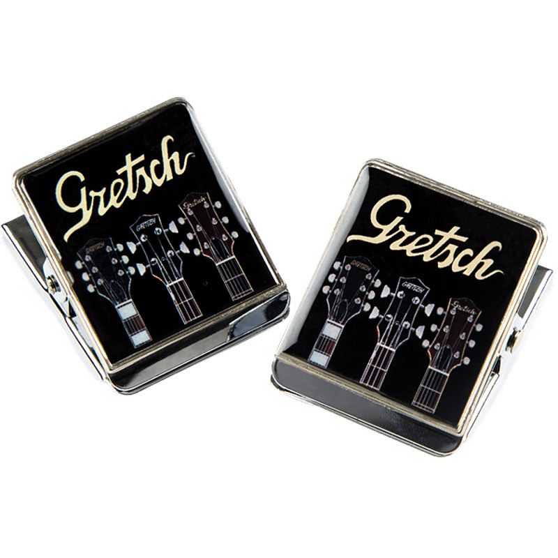 Foto van Gretsch script logo clip magnets (set van 2)