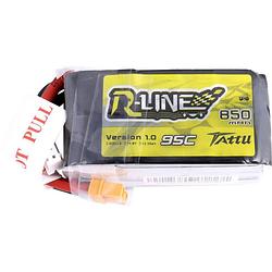 Foto van Tattu lipo accupack 14.8 v 850 mah aantal cellen: 4 95 c softcase xt30