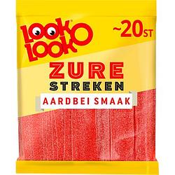 Foto van Look o look zure streken uitdeel snoep zak 200 gram zure matten bij jumbo