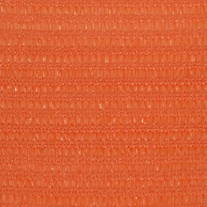 Foto van Infiori zonnezeil 160 g/m² 3,5x3,5x4,9 m hdpe oranje