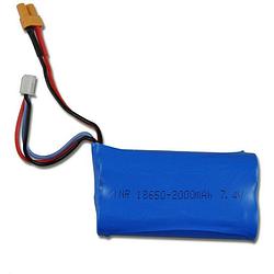 Foto van Amewi li-ion accupack 7.4 v 2000 mah aantal cellen: 2 racingpack xt30