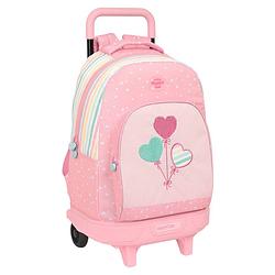 Foto van Schoolrugzak met wielen blackfit8 globitos 33 x 45 x 22 cm roze