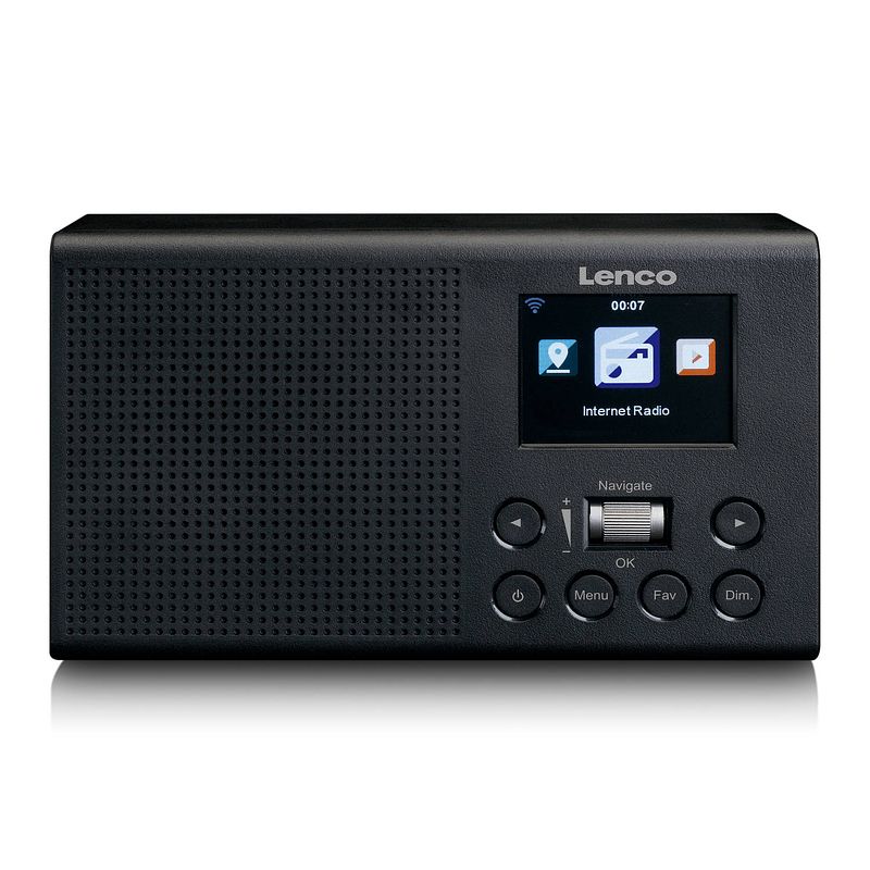 Foto van Internet fm radio met app control lenco dir-60bk zwart