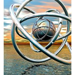 Foto van Dimex abstract balls vlies fotobehang 225x250cm 3-banen