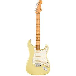 Foto van Fender player ii stratocaster mn hialeah yellow elektrische gitaar