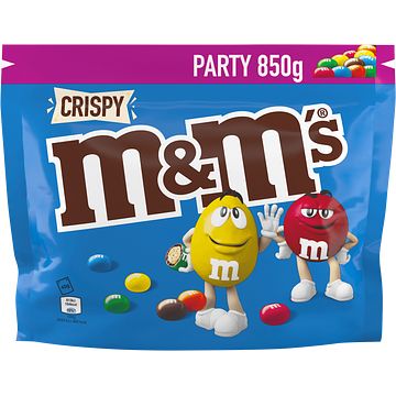 Foto van M&m'ss crispy chocolade partyzak 850g bij jumbo