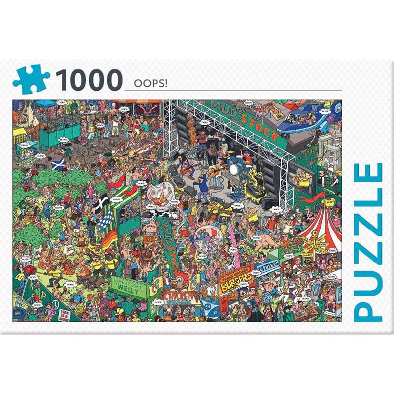 Foto van Rebo productions legpuzzel oops! 1000 stukjes