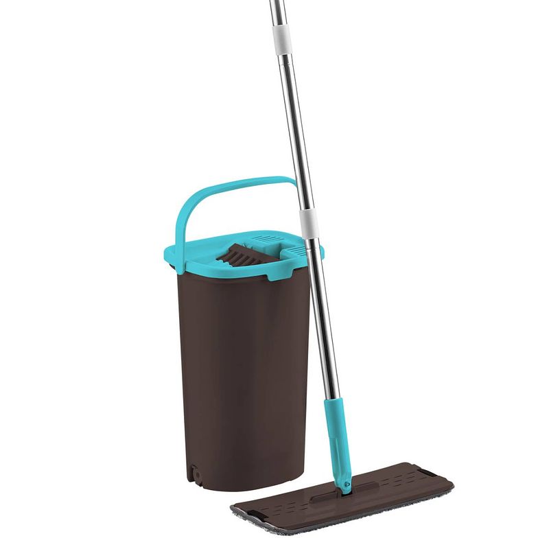 Foto van Orange donkey - compact flat mop - dweilsysteem