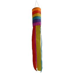 Foto van Rhombus vlieger wind sock 60 cm junior nylon multicolor