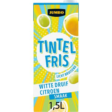 Foto van Jumbo tintel fris witte druif, citroen & appel 1, 5l