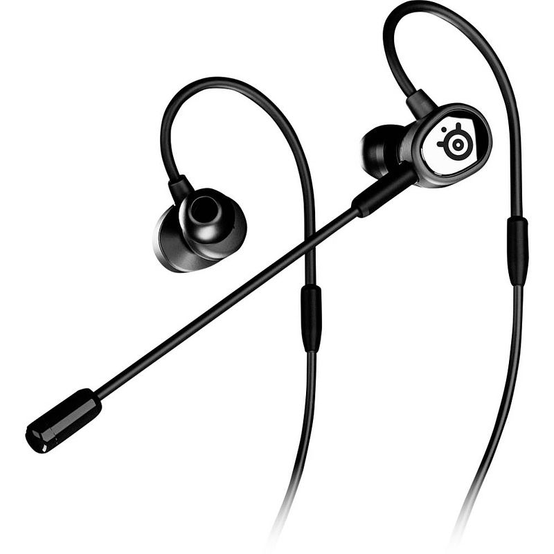 Foto van Steelseries tusq in ear headset kabel gamen stereo zwart