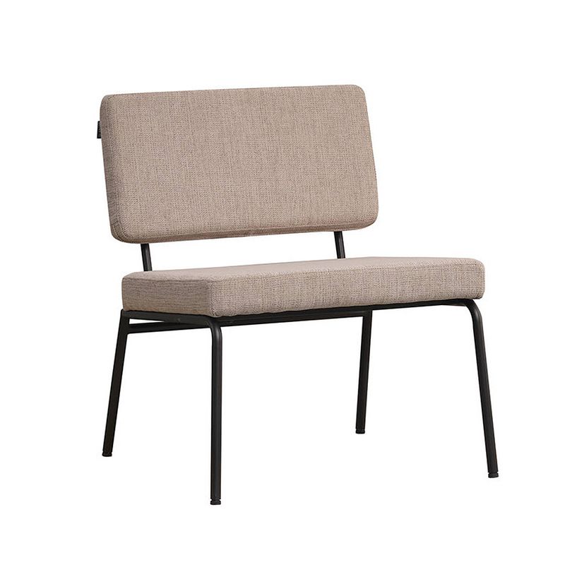 Foto van Bronx71 scandinavische fauteuil espen taupe gerecyclede stof.