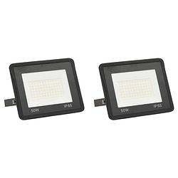 Foto van Vidaxl spotlights 2 st led 50 w koudwit