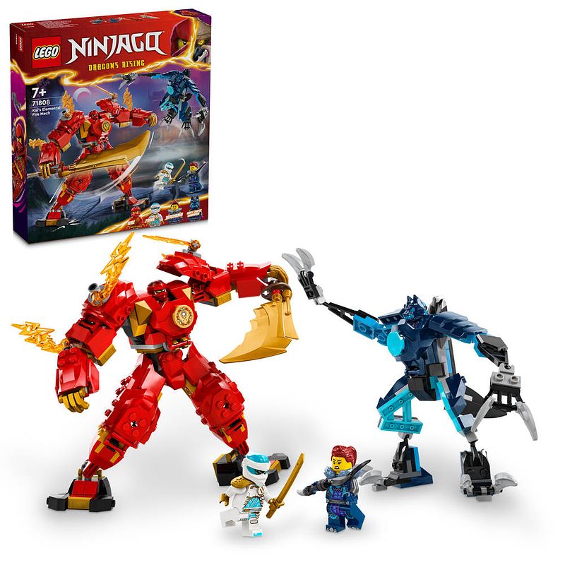 Foto van Lego ninjago kai's elementaire vuurmecha 71808