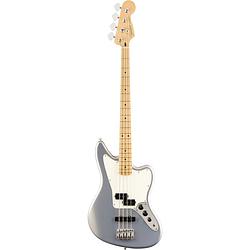 Foto van Fender player jaguar bass silver mn