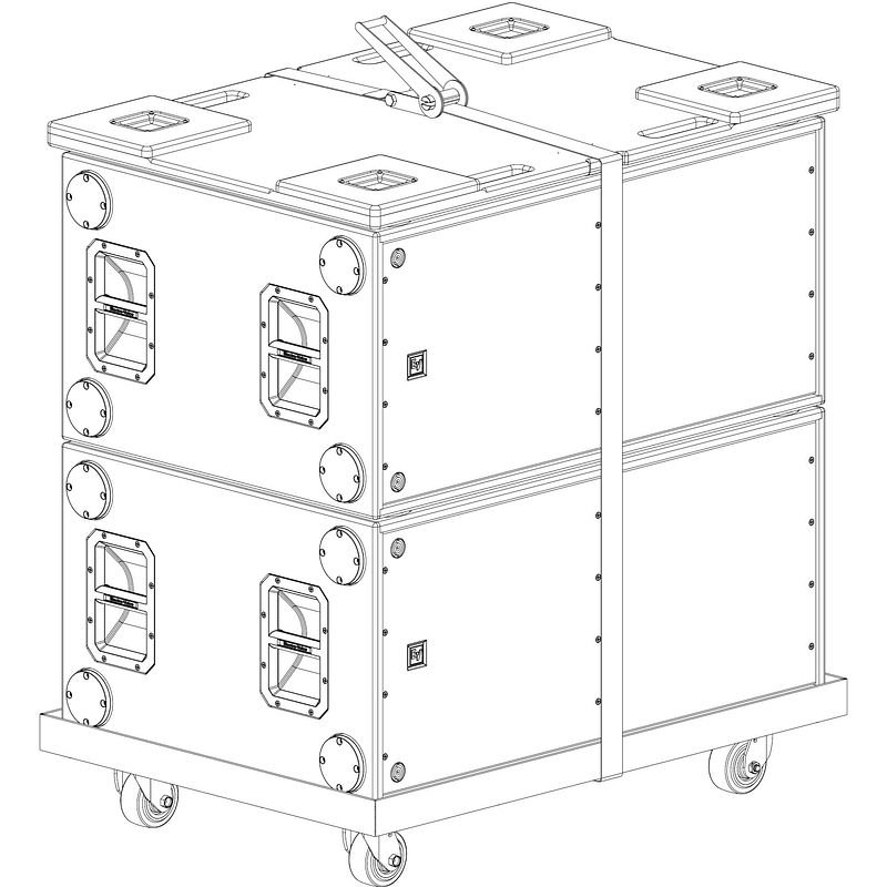 Foto van Electro-voice x12-128-dolly voor x12-128 subwoofer