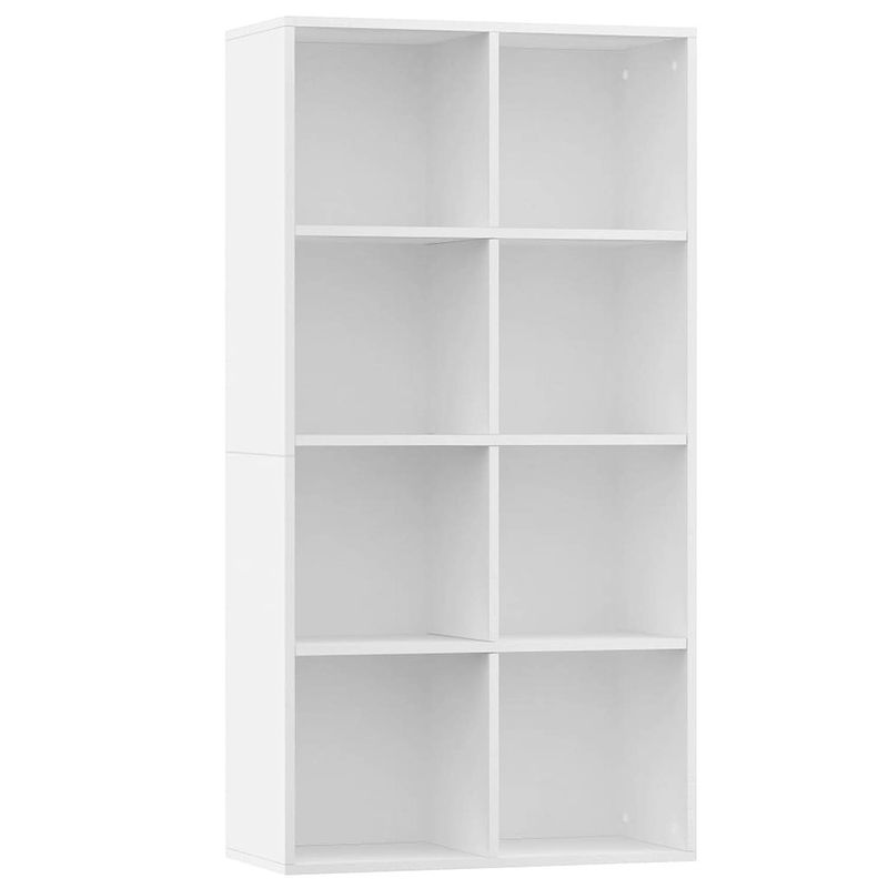 Foto van The living store boekenkast - klassiek - meubels - afmeting- 66 x 30 x 130 cm - kleur- wit