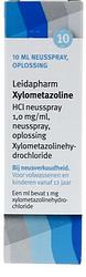 Foto van Leidapharm neusspray xylometazoline hcl 1 mg/ml