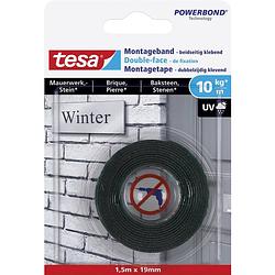 Foto van Tesa powerbond montagetape baksteen, 19 mm x 1,5 m