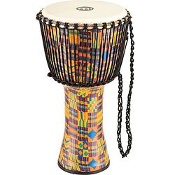 Foto van Meinl padj2-l-g rope tuned travel series kenyan quilt 12 inch djembe