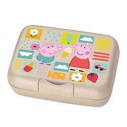 Foto van Koziol bio-circulair - candy l lunchbox peppa pig - gerecycled zonnebloemolie - wit