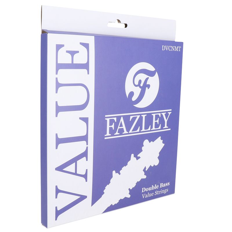 Foto van Fazley dvcnmt value double bass strings medium tension snarenset voor contrabas